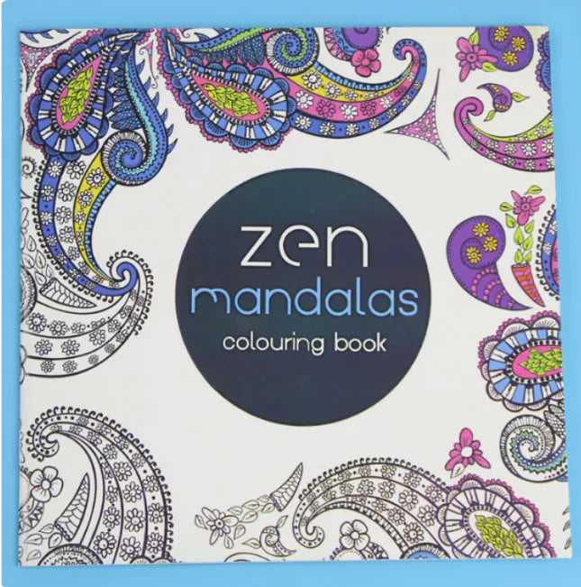Adult Decompression Mandala and Ocean Coloring Book
